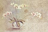 Cheri Blum Orchids in a Porcelain Bowl painting